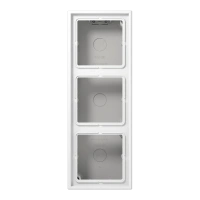 Jung LS 583 A WW Накладная коробка 3-ная, duroplastic, Серия LS, белый