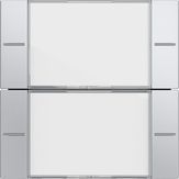 Gira 577226 Набор клавиш двойн. с полем для надписи для сенсорного выключателя 4 System 55