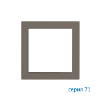 Ekinex EK-PQS-FGL Плата NF квадратная, Fenix NTM, окно 60х60, цвет - Серый Лондон