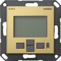 Gira Информационный дисплей М217 Дисплей Revox 0539604, цвет: Латунь