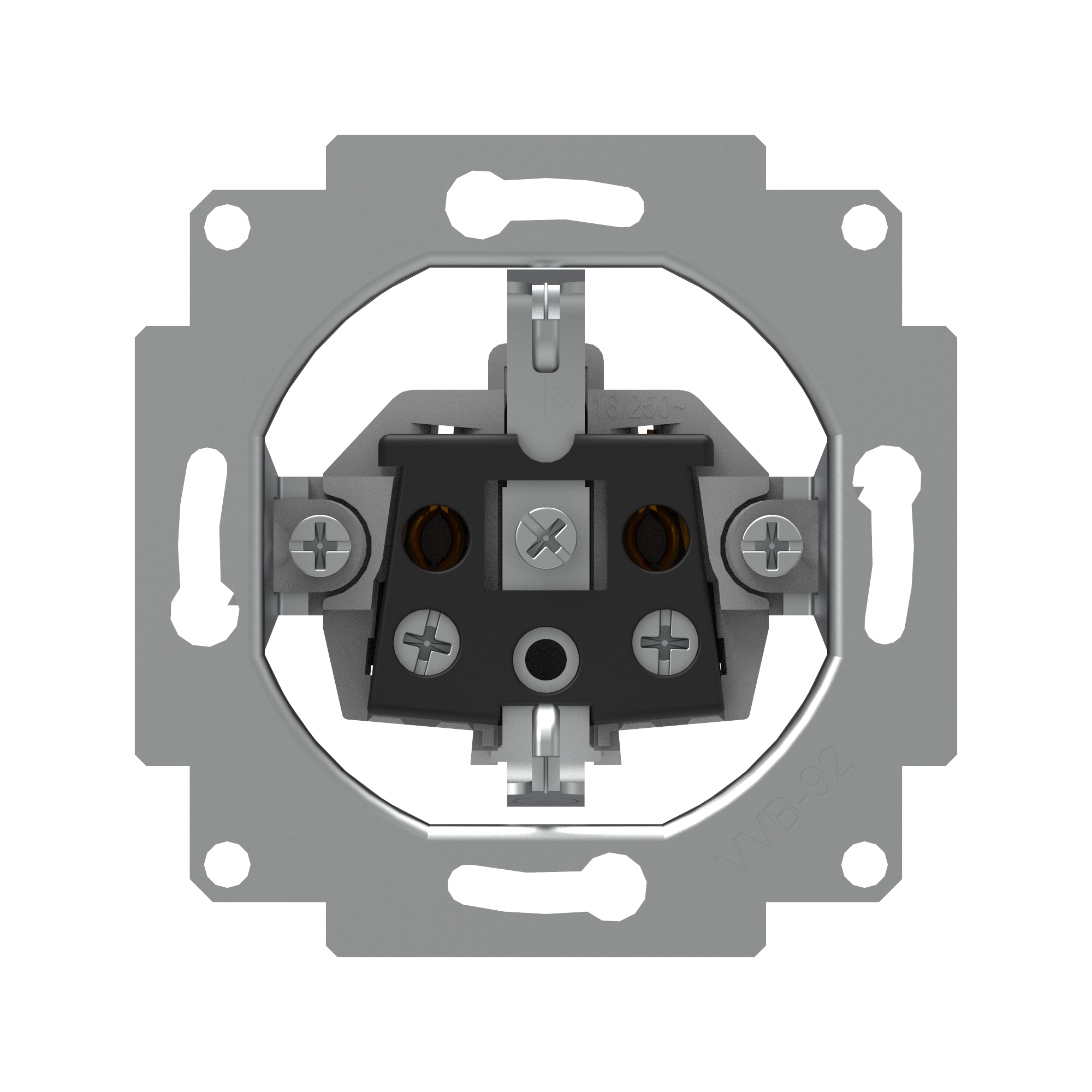 Zennio 8300003 + 8300004XX ZS55 — Розетка Шуко