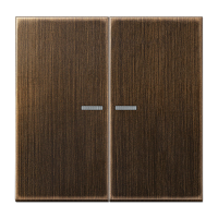 Jung ME 10921 ST RF AT KNX RF кнопка, 2 группы, Цвет: Латунь, оттенок: Антикварная