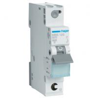 Hager MBS120 Автоматический выключатель, 1 полюс, 6 кА, характеристика B, 20 А, Quick Connect, 1 модуль