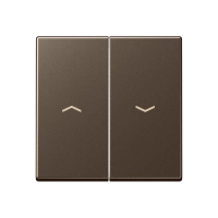 Jung A 595 P MO Kлавиша, с символам «стрелки», duroplastic lacquered, Серия A, цвет мокко