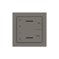 Ekinex EK-T1Q-FGL-ES2 Накладка для мультисенсора ES2 с символами. Материал - Fenix NTM. Цвет - Серый Лондон