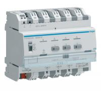 Hager TYA663AN Универсальный привод диммирования 3 канал, KNX, 3x300Вт, ESL / LED