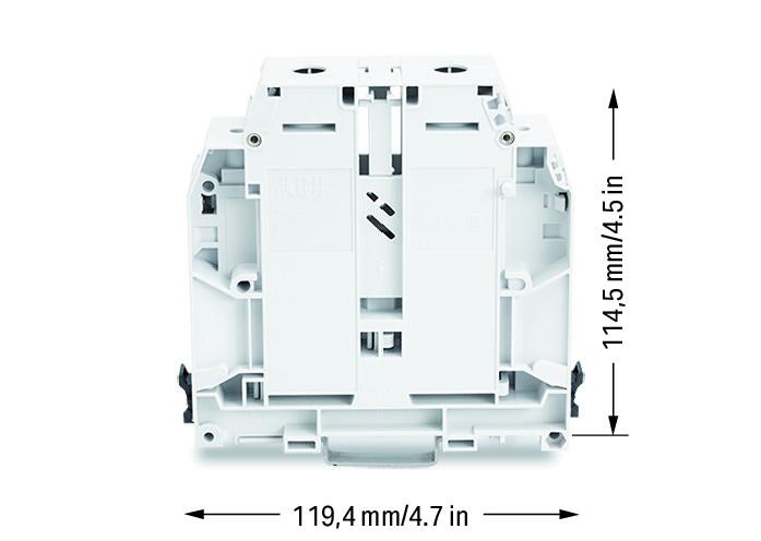 Wago 400-499/499-715 2-конт. зажим, 150 мм2
