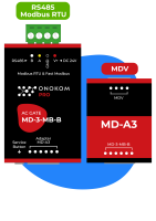 ONOKOM MD-3-MB-B Шлюз для управления системами кондиционирования MDV(разъем XYE) по ModBus RTU протоколу