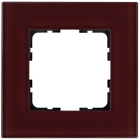 Jasmart Electric G1001GH Рамка 1-постовая, стекло цвет Гранатовый, G1001GH