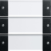 Gira 2133005 Комплект клавиш, 3 шт., цвет: Чёрный, оттенок: Прозрачный, матовый