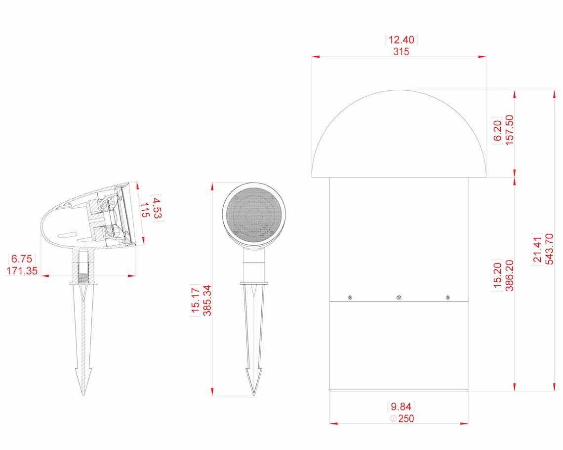 Sonance 259258 Комплект ландшафтной акустики Sonance PATIO 4.1 SYSTEM W/SR 2-125 (4 - SATS, 1 - SUB, 1 - 2-125 AMP)
