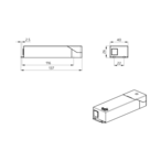 B.E.G. 94437 Высокочастотный датчик HF-MD3, цвет: Белый матовый, похожий RAL9010