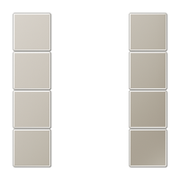 Jung ES 2504 TSA Набор накладок 4 группы