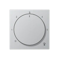 Jung A 1749 BF AL Накладка для термостата, Лакированный термопласт, Серия A, алюминий