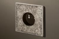 Lithoss Розетка Void round Tin antique, Цвет: Коричневый ,оттенок: Античный