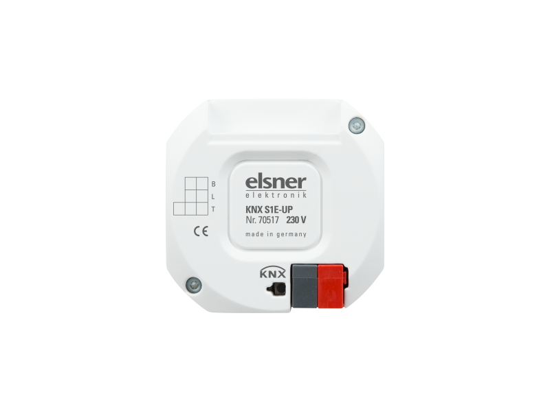 Elsner 70517 KNX S1E-UP 230 В | KNX S1E-BA2-UP | KNX S1E-BA4-UP Приводы с приводным выходом