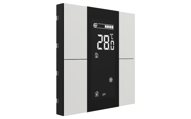 Interra ITR340-1403 iSwitch+ - 4-кнопочный KNX контроллер с ЖК-дисплеем, пластик, белый