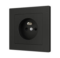 Zennio 8300005 + 8300006XX ZS55 – французская розетка