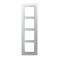 Jung ALD 2984-L Рамка 4-ная, вертикальный и горизонтальный монтаж, Дюропласт лакированный, LS-DESIGN, алюминий (лакиров.)