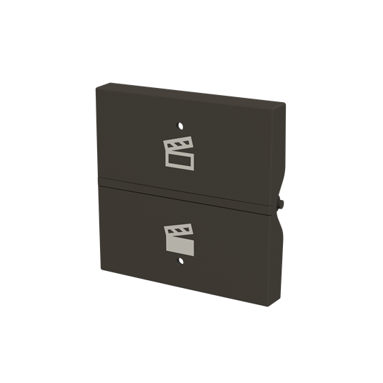 ABB N2221.9 AN N2221.9 AN - Крышка рокера Символ сцены KNX - 2M - Антрацит