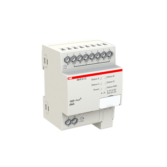 ABB AA/S 4.1.2 AA/S4.1.2 Аналоговый привод, 4-кратный, MDRC
