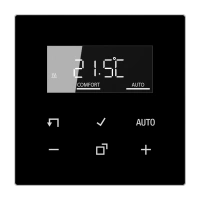 Jung TR D LS 1790 SW LB Управление комнатный термостат комплект, Серия LS, чёрный