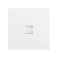 Zennio ZS70C145MW ZS70, Защитная накладка для разъема RJ45 70x70 мм, 1 вставка, Матовый белый