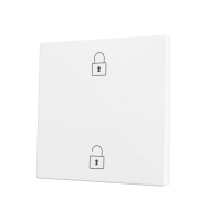 Zennio ZS70CSOFT12MWC ZS70, Накладка для кнопки Simple KNX Soft 70x70 мм, Наклон вверх и вниз, Матовый белый, На заказ