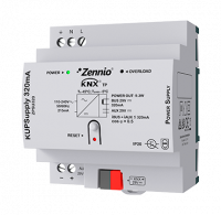 Zennio ZPSU320 Универсальный блок питания KNX 320 мА с дополнительным выходом, KUPSupply 320mA
