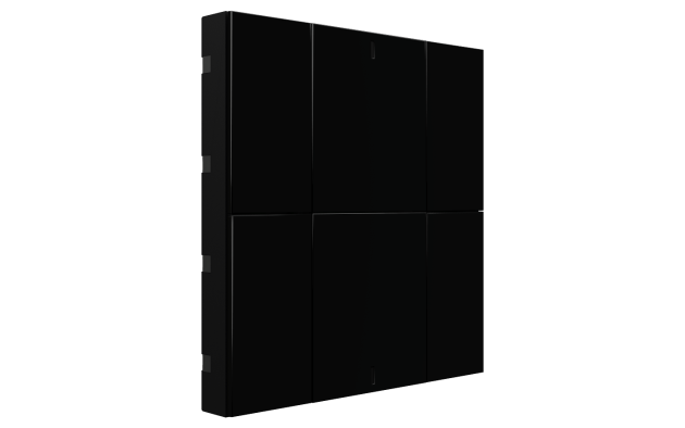 Interra ITR340-0601 iSwitch+ - 6-кнопочный KNX выключатель, пластик, черный