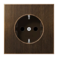 Jung ME 1521 KI AT SCHUKO®-розетка, 16 A 250 В ~, с дополнительной защитой,, Латунь, Серия LS, латунь Antik