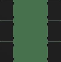 GVS CHKAM-06/55.1.01 Клавиши для CHPBD, 6 шт. черный матовый