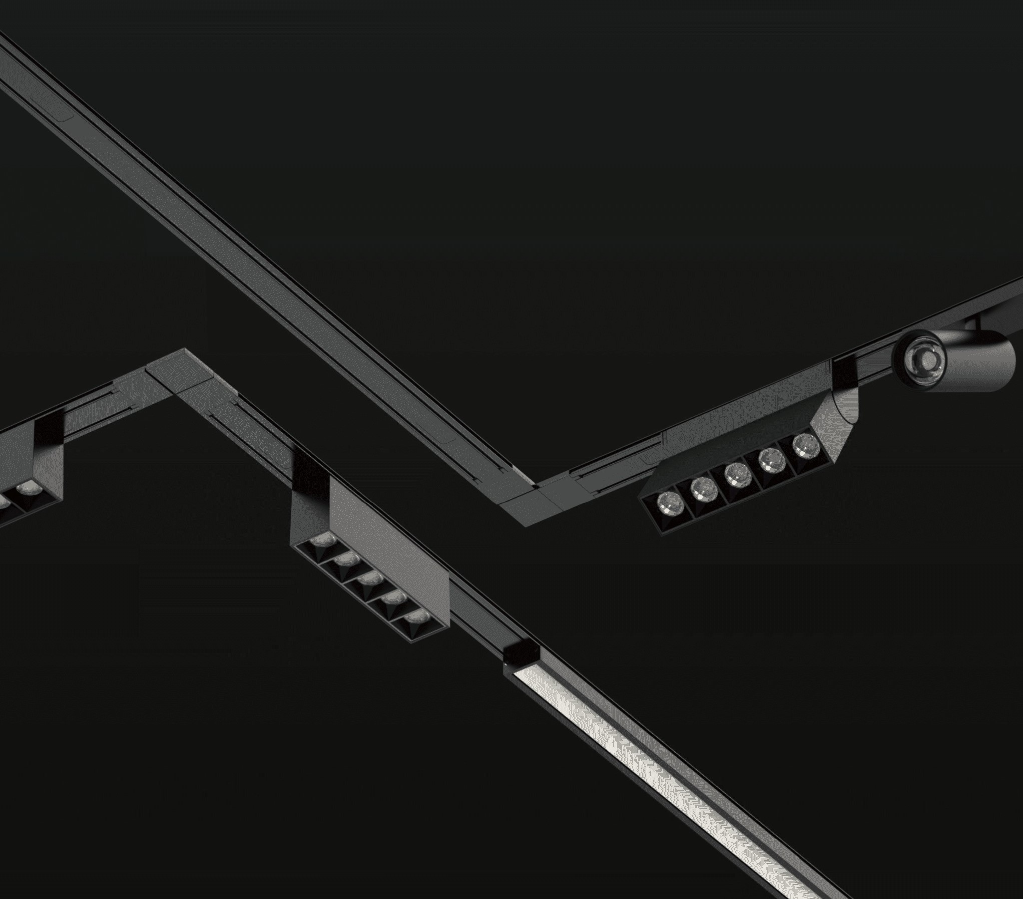 Yeelight YLP109-B-24 Трековый светильник Yeelight Pro P20 магнитный, спот, черный YLP109-B-24