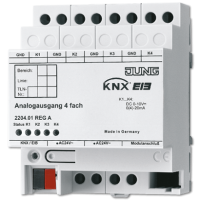 Jung 2204.01 REGA Аналоговый актуатор KNX, 4-местный