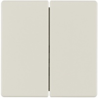 Berker 85146122 Кнопка 2-канальная, радиошина KNX, Q.1/Q.3, quicklink, цвет: Белый, оттенок: С эффектом бархата