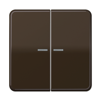 Jung CD 10921 ST RF BR KNX RF кнопка, 2 группы, Цвет: Коричневый