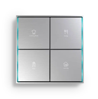 Citron SWRENGSS Умный выключатель KNX RE-new Glacier silver-S SC-TK2-4.8