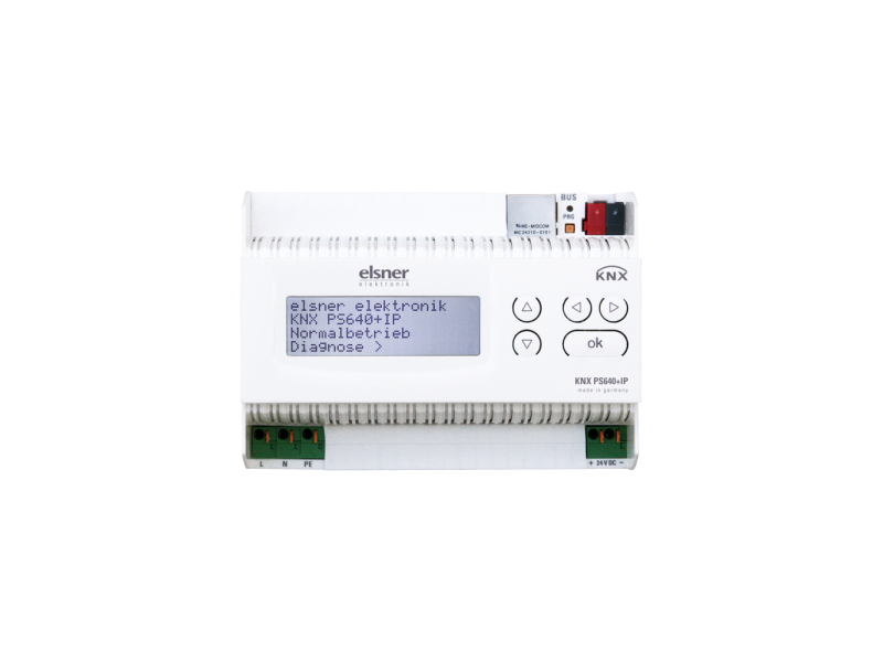 Elsner 70145 Блоки питания KNX PS640 IP KNX с Маршрутизатором