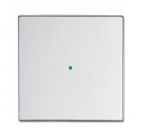 ABB SR-1-83 Клавиша одинарная free@home, future, серебристый алюминий