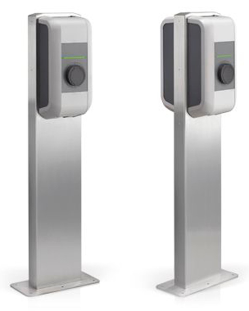 ABB 004-001-00003 Зарядная станция EVLunicWallbox W24, цвет: Серый, оттенок: Светлый