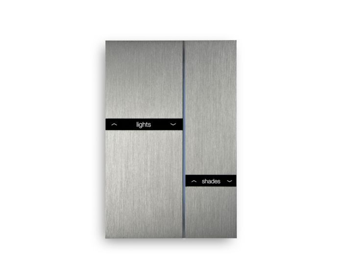 Basalte 0274-02-01 Выключатель FIBONACCI - QUAD - KNX, Brushed Aluminium