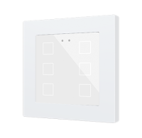 Zennio ZVIFR55X6 Емкостный сенсорный переключатель с RGB-подсветкой (55 x 55 мм) Flat RGB 5