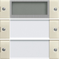 Gira 214201 Комплект клавиш, 2 шт. Plus, цвет: Белый, оттенок: Кремовый, глянцевый