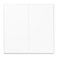 Jung LS 1702 WW LB Управление кнопка, 2 группы, duroplastic, Серия LS, белый