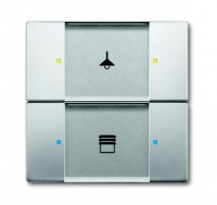 ABB 6126/02-866-500 Сенсор 2/4-клавишный, нержавеющая сталь, цвет: Нержавеющая сталь