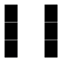 Jung LS 503 TSA SW Набор накладок 3 группы