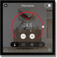 Core Комнатный контроллер Eclipse, Цвет: Черный, Оттенок: Obsidien