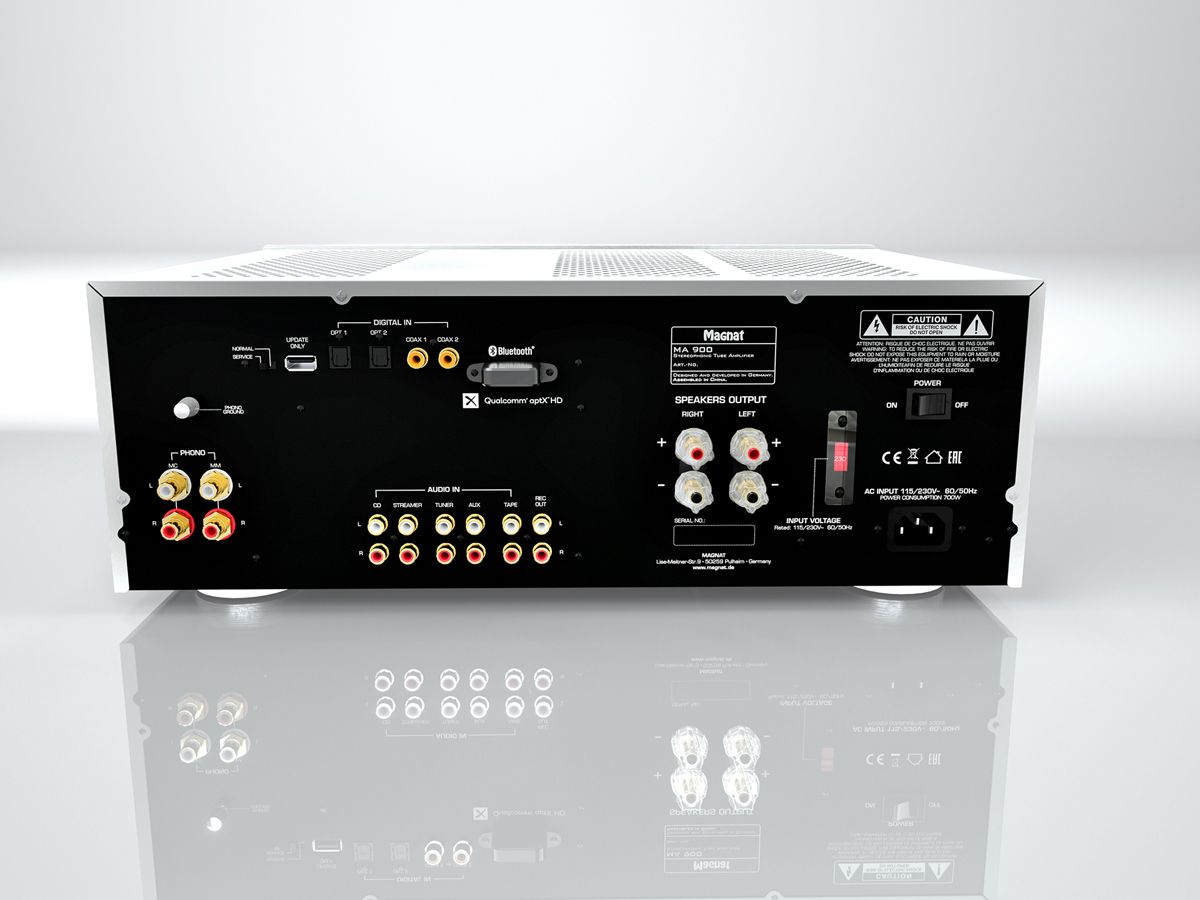 Magnat 254143 Интегральный усилитель Magnat MA 900 silver, цвет: Серебристый