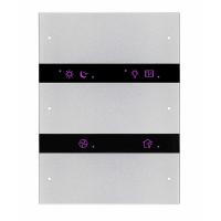 HDL M/P3R.1-463 6-клавишная панель KNX серии Granite, арктическое серебро (без шинного соединителя HDL-M/PCI.3-A)