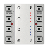 Jung LS 5178 TSEM Дополнительный модуль комнатного контроллера, 2 группы
